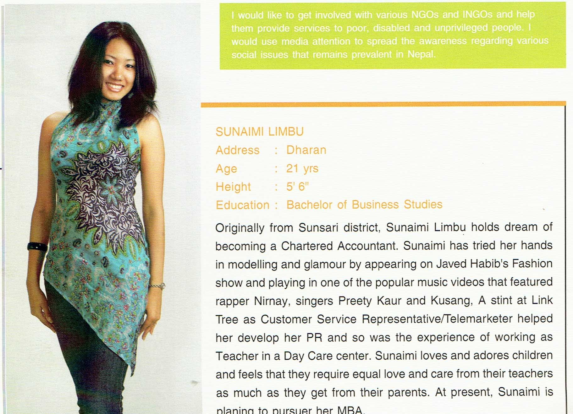 Sunaimi Limbu